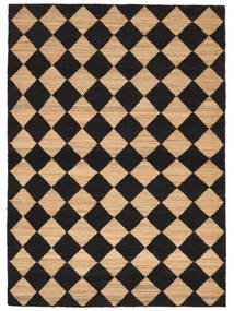  210X300 Romboz Jute Rug - Light Brown/Black