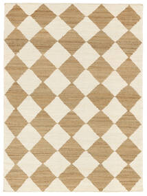 Romboz Jute 150X210 Small Light Brown/Natural White Jute Rug