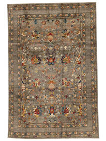  Kazak Fine Rug 195X289 Wool Brown/Black Carpetvista