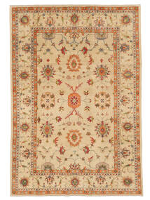 208X296 Kazak Fine Rug Oriental Orange/Brown (Wool, Afghanistan) Carpetvista