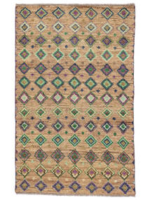 87X138 Tappeto Moroccan Berber - Afghanistan Moderno Marrone/Nero (Lana, Afghanistan) Carpetvista