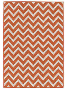 Capri Indoor/Outdoor Rug Washable 140X200 Small Rust Red