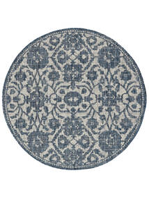  Washable Indoor/Outdoor Rug Ø 150 Tajmali Blue Round Small