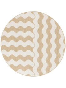  Washable Indoor/Outdoor Rug Ø 200 Mare Beige Round