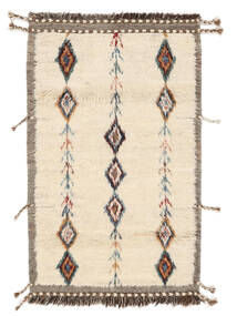 93X150 Moroccan Berber - Afghanistan Teppich Moderner Beige/Braun (Wolle, Afghanistan) Carpetvista