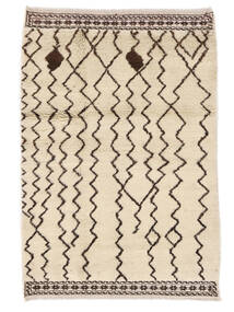  Berber Style Rug 125X188 Wool Orange/Beige Small Carpetvista