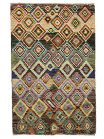  Moroccan Berber - Afghanistan 76X121 Donker Geel/Zwart Carpetvista