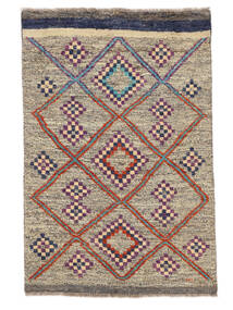  Moroccan Berber - Afghanistan 76X114 Wool Rug Brown/Black Small Carpetvista