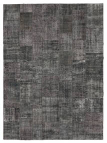 絨毯 Patchwork - Turkiet 300X400 ブラック/ダークグレー 大きな (ウール, トルコ)