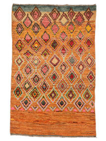 88X139 Tapete Moroccan Berber - Afghanistan Moderno Castanho/Vermelho Escuro (Lã, Afeganistão) Carpetvista