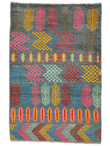 Moroccan Berber - Afghanistan Rug 86X130 Green/Dark Teal Wool, Afghanistan Carpetvista