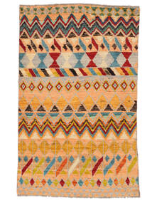 88X147 Tapis Moroccan Berber - Afghanistan Moderne Marron/Orange (Laine, Afghanistan) Carpetvista