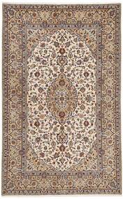 142X224 絨毯 カシャン オリエンタル 茶色/ベージュ (ウール, ペルシャ/イラン)