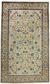Tapete Oriental Kashan 295X487 Castanho/Amarelo Escuro Grande (Lã, Pérsia/Irão)