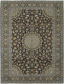317X415 絨毯 カシャン オリエンタル ダークイエロー/ブラック 大きな (ウール, ペルシャ/イラン)