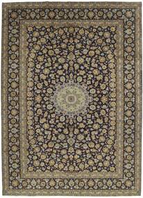 303X415 絨毯 オリエンタル カシャン 茶色/ブラック 大きな (ウール, ペルシャ/イラン)