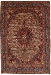 Moud Teppich 211X308 Schwarz/Dunkelrot Wolle, Persien/Iran