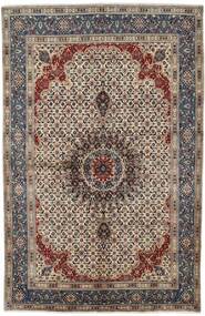  Orientalischer Moud Teppich 206X318 Braun/Schwarz Wolle, Persien/Iran