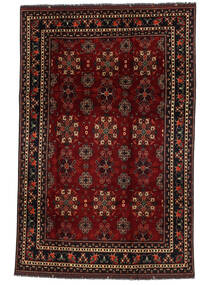 絨毯 オリエンタル Kunduz 244X351 ブラック/ダークレッド (ウール, アフガニスタン)