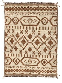 265X367 Berber Style Vloerkleed Modern Bruin/Oranje Groot (Wol, Afghanistan) Carpetvista