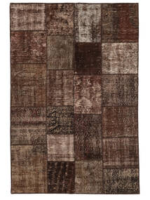  140X200 Patchwork Covor Maro/Negru Turcia
 Carpetvista