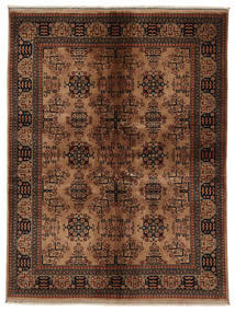 149X197 Kunduz Rug Oriental Black/Brown (Wool, Afghanistan) Carpetvista