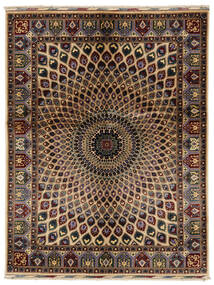 151X197 絨毯 オリエンタル Kunduz 茶色/ブラック (ウール, アフガニスタン) Carpetvista