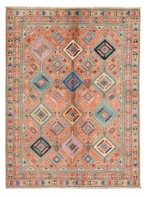 Kazak Fine Rug 150X198 Brown/Orange Wool, Afghanistan Carpetvista