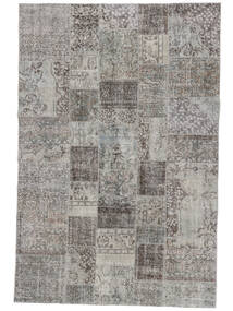 199X300 絨毯 Patchwork - Turkiet モダン グレー/茶色 (ウール, トルコ) Carpetvista