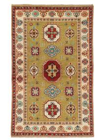 91X147 Kazak Fine Rug Oriental Brown/Dark Red (Wool, Afghanistan) Carpetvista