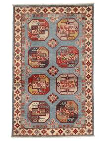 Kazak Fine Rug 93X149 Dark Red/Brown Wool, Afghanistan Carpetvista