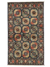  Kazak Fine Rug 85X146 Wool Black/Brown Small Carpetvista