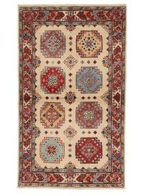 90X153 絨毯 オリエンタル カザック Fine 茶色/ダークレッド (ウール, アフガニスタン) Carpetvista