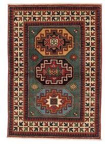  101X145 Medallion Small Kazak Fine Rug Wool, Carpetvista