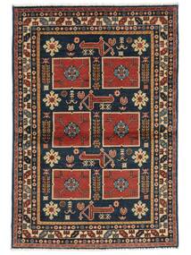 104X151 絨毯 オリエンタル カザック Fine ブラック/茶色 (ウール, アフガニスタン) Carpetvista