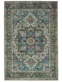  120X180 Washable Small Georgia Oriental Rug - Green Cotton