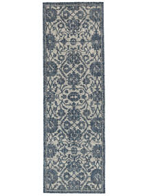  Washable Indoor/Outdoor Rug 80X250 Tajmali Blue Runner
 Small