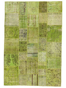 絨毯 Patchwork - Turkiet 205X300 グリーン/ダークグリーン (ウール, トルコ)