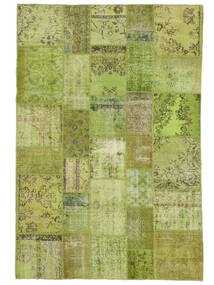 絨毯 Patchwork - Turkiet 204X305 グリーン/ダークグリーン (ウール, トルコ)
