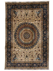 絨毯 オリエンタル Kunduz 195X291 ブラック/茶色 (ウール, アフガニスタン)