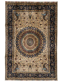 絨毯 オリエンタル Kunduz 197X294 ブラック/茶色 (ウール, アフガニスタン)