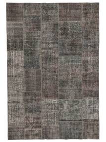  Patchwork Rug 200X300 Brown/Black Carpetvista