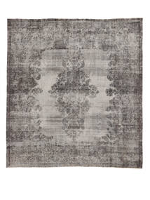絨毯 Colored Vintage - Turkiet 264X284 正方形 茶色/グレー 大きな (ウール, トルコ)