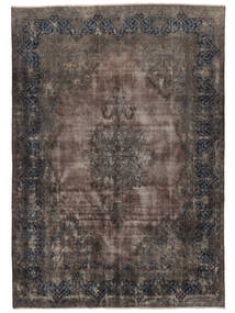 261X370 絨毯 Colored Vintage - Turkiet モダン ブラック/茶色 大きな (ウール, トルコ) Carpetvista
