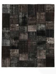 250X300 絨毯 Patchwork - Turkiet モダン ブラック/茶色 大きな (ウール, トルコ) Carpetvista