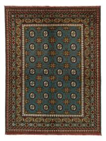 Afghan Fine Colour Rug 150X195 Black/Brown Wool, Afghanistan Carpetvista