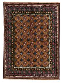  150X202 Afghan Fine Colour Rug Black/Brown Afghanistan Carpetvista