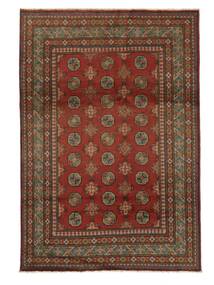  122X178 Medallion Small Afghan Fine Colour Rug Wool, Carpetvista
