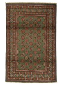 115X180 Afghan Fine Colour Teppich Orientalischer Schwarz/Braun (Wolle, Afghanistan) Carpetvista