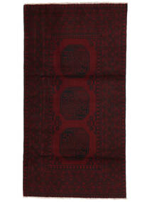  98X191 Medallion Small Afghan Fine Rug Wool, Carpetvista